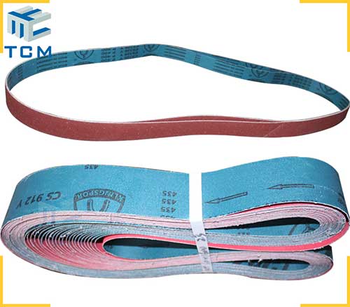 Abrasive sanding belts