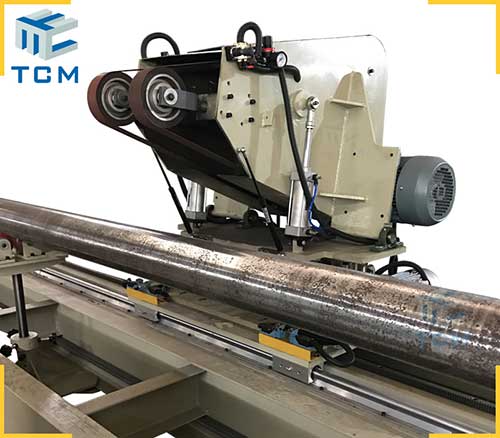 Steel pipe tube automatic polishing machine