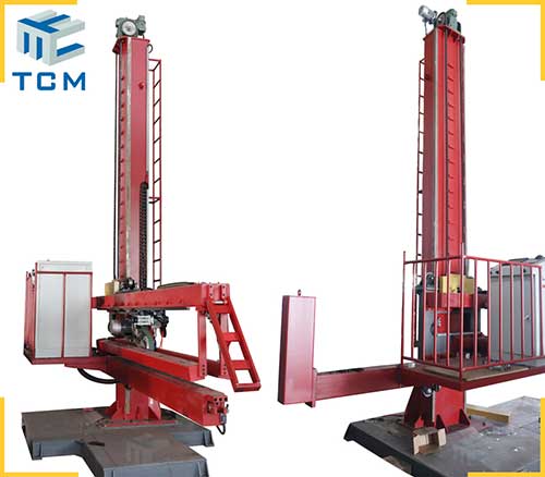 Automatic weld seam finishing machine for ss tank longitudinal welding seam removal and welding line polishing