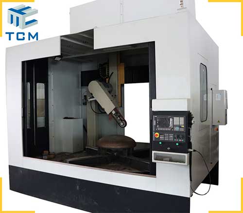 CNC Automation Steel Dish Head Surface Grinding Machine