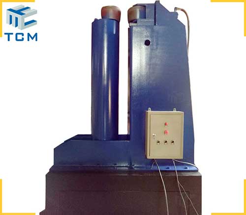 Tank circular welded joints planishing machine