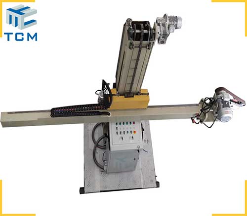 Steel tank automatic polishing machine