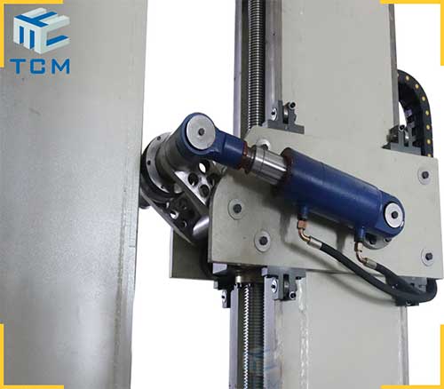Steel tank longitudinal welding seam crushing machine from China
