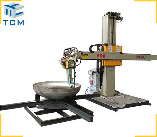 Steel Dish End Interior Surface Automatic Grinding Machine