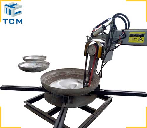 Steel Dish End Interior Surface Automatic Grinding Machine