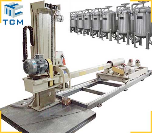 Steel Metal Filter Housing Surface Automatic Polishing Machine