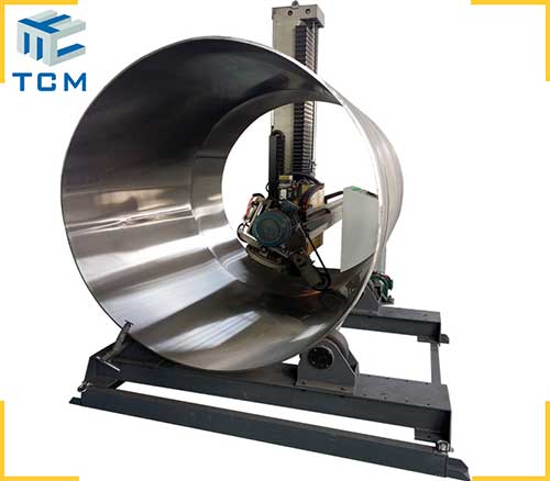 Stainless steel tank shell mirror surface automatic buffing machine