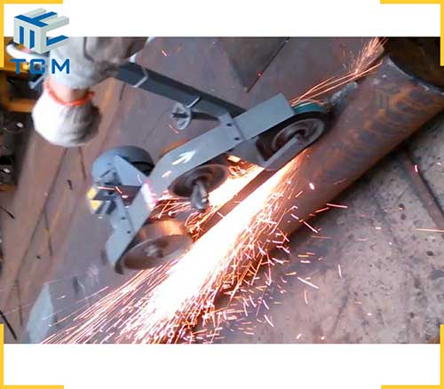 Flat sheet Welded joint grinding machine