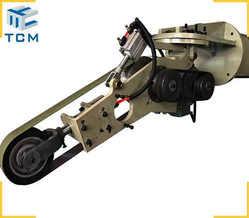 Tank shell welded seam polishing machine
