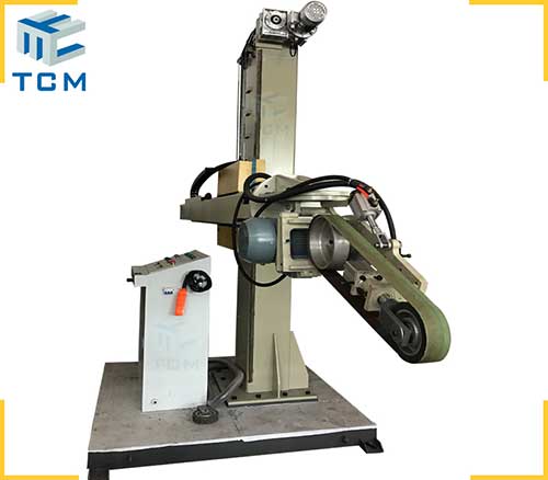 Tank shell welded seam polishing machine