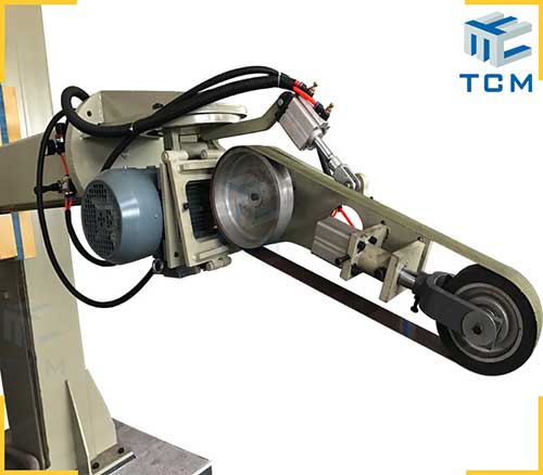 Tank shell welded seam polishing machine