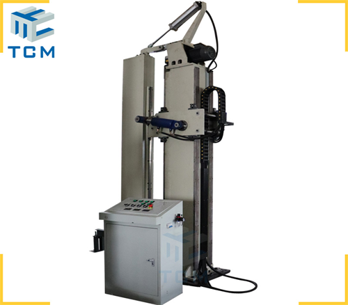 Steel tank longitudinal welding seams planishng machine