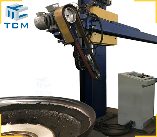 SIMENS PLC automatic Steel cylinder head polishing machine