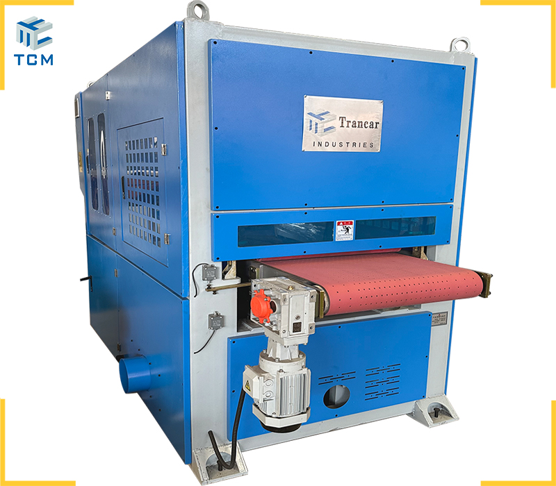 Metal sheets PLC automatic Sanding chamfering machine