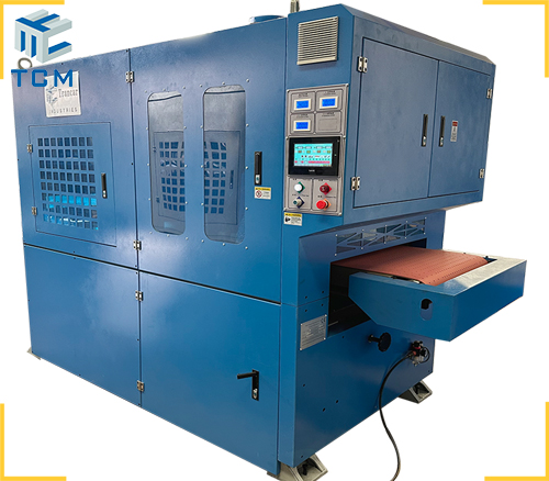 Metal sheets PLC automatic Sanding chamfering machine