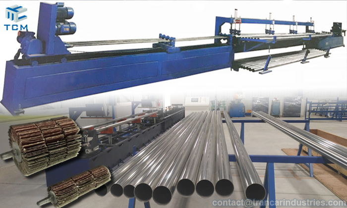 How to grind steel pipe inner surface with automatic polishing machine?