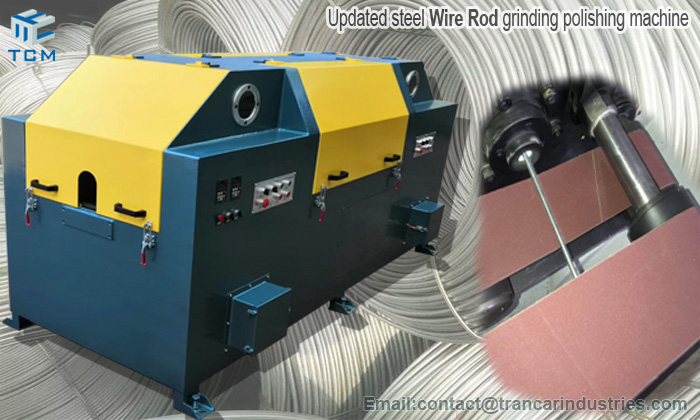 New arrive updated wire rod grinding polishing machine from China