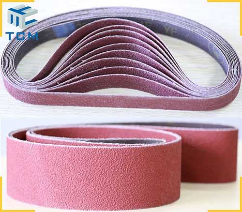 Abrasive sanding belts