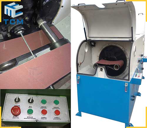 New Arrival automatic grinding machine for steel wire rod surface grinding polishing