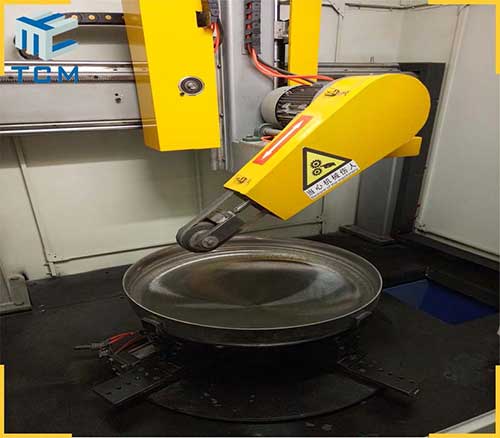 Steel dish head CNC automatic polishing machine
