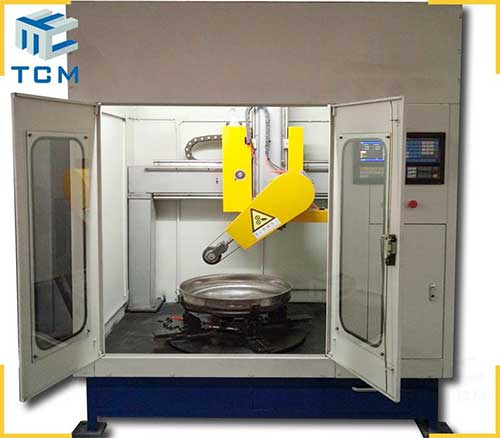 Steel dish head CNC automatic polishing machine