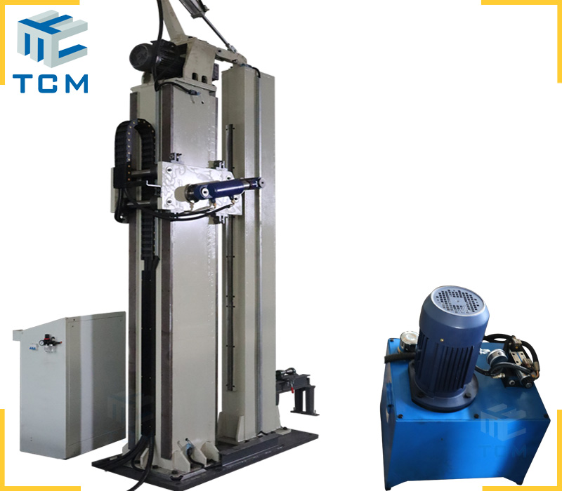 Steel tank longitudinal welding seam crushing machine from China