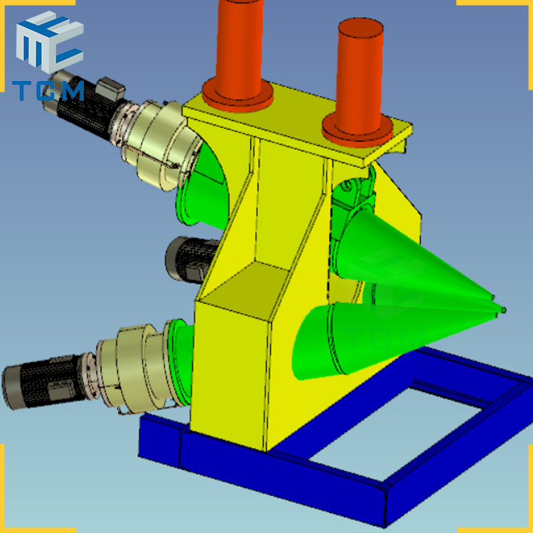 Hydraulic steel conical cone rolling machine from Trancar Industries