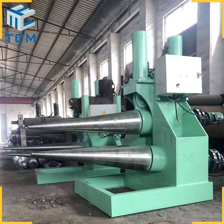 Steel cone hydraulic bending machine from Trancar Industries