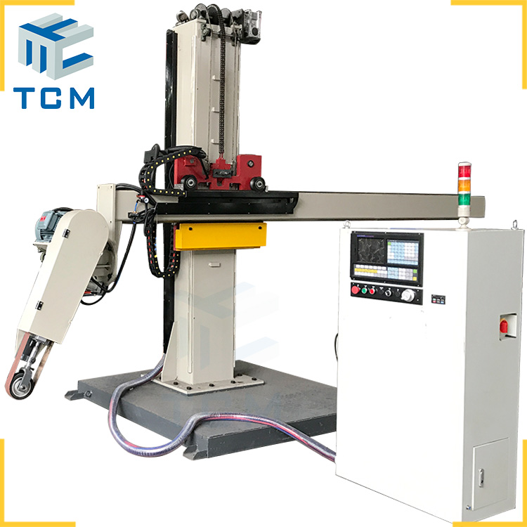 Steel dish end CNC polishing machine from Trancar manufacturer