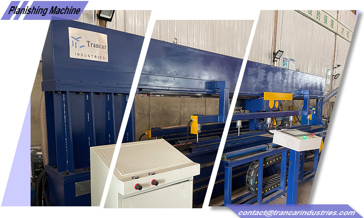 Welding seam welded joints planishing & grinding equipment from Trancar Industries