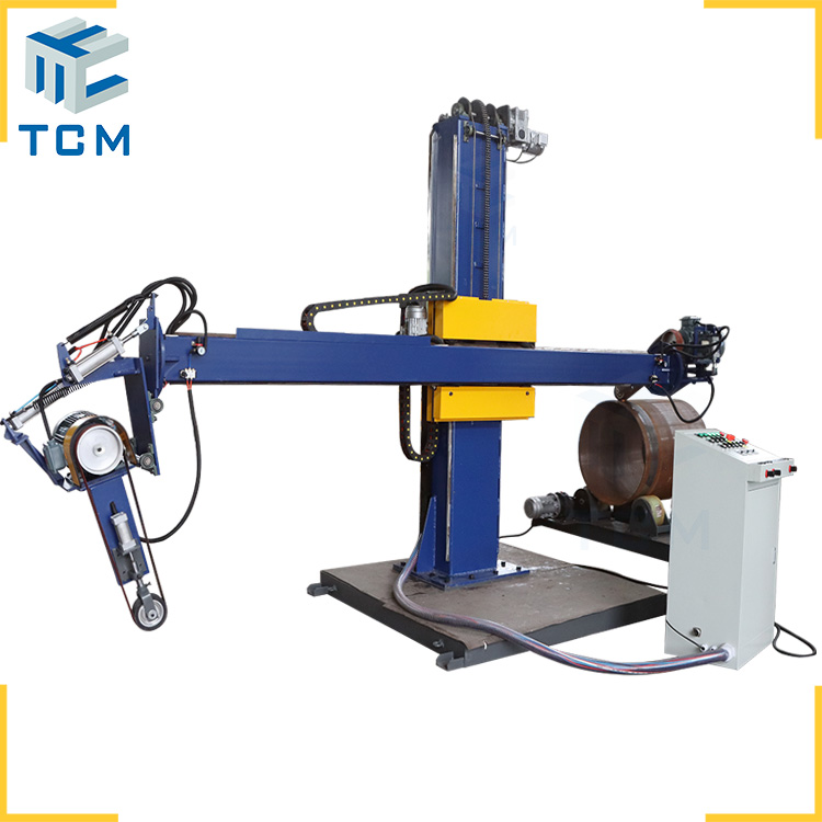 TCM-YT  2 in1 steel tank vessel dishes mechanical polishing machine