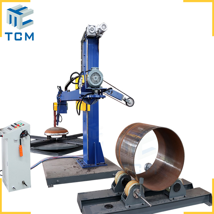 TCM-YT  2 in1 steel tank vessel dishes mechanical polishing machine