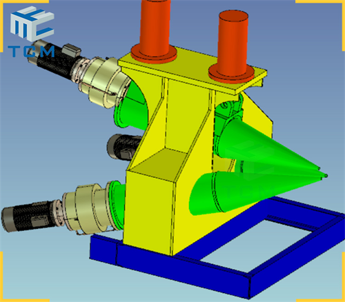Hydraulic steel conical cone rolling machine from Trancar Industries