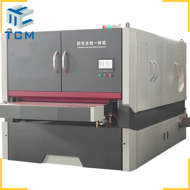 Steel sheet sanding deburring edge rounding machine automatic polishing machine